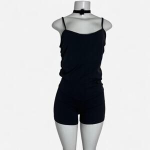 Lululemon bodysuit black yoga suit work out athletic gym fitted outfit